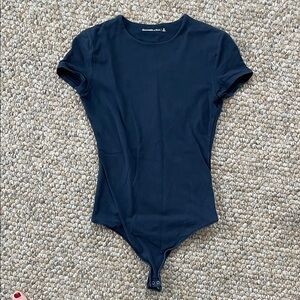 Abercrombie & Fitch Navy Short Sleeve Bodysuit – Size M